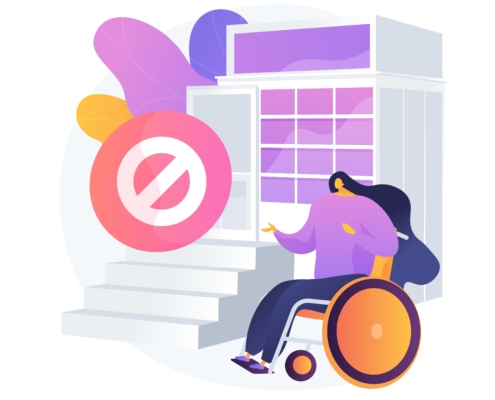 Cofersa - Blog - Soluciones para hacer una casa accesible para discapacitados - Escaleras inaccesibles minusválidos