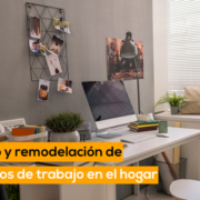 Espacio de trabajo en casa minimalista